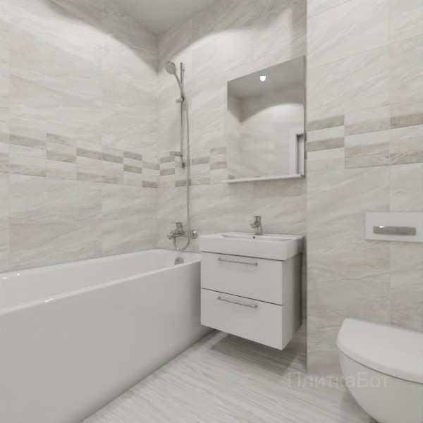 ALMA ceramica 2026, Адриатик, Декор по центру, палубная №1
