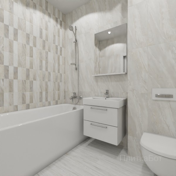 ALMA ceramica 2026, Адриатик, Контрастные стены вертикально, палубная №1