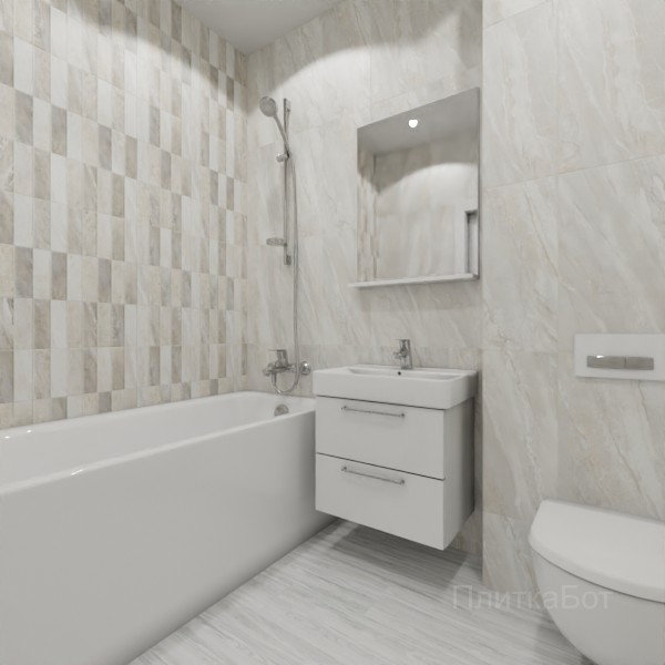 ALMA ceramica 2026, Адриатик, Контрастные стены вертикально, палубная №2