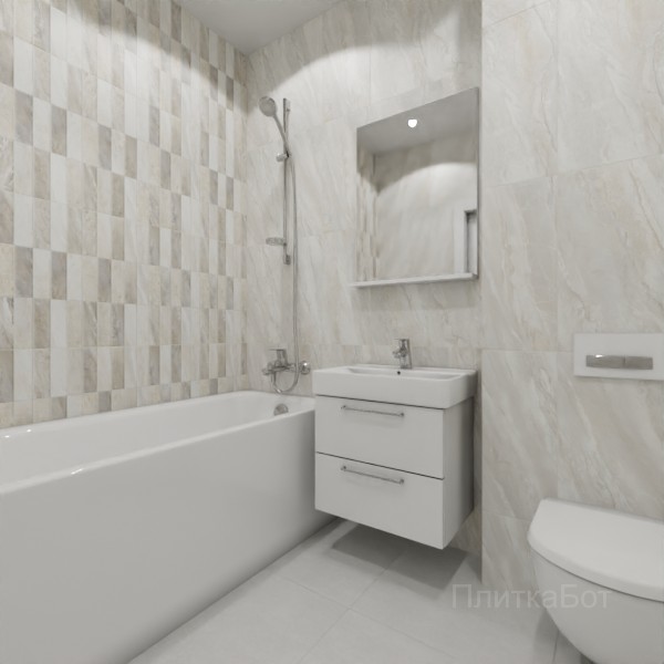 ALMA ceramica 2026, Адриатик, Контрастные стены вертикально №1
