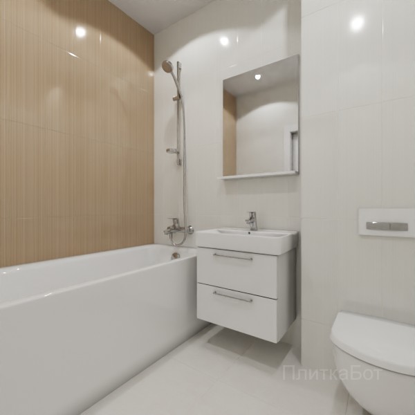 ALMA ceramica 2026, Айленд, Контрастные стены вертикально