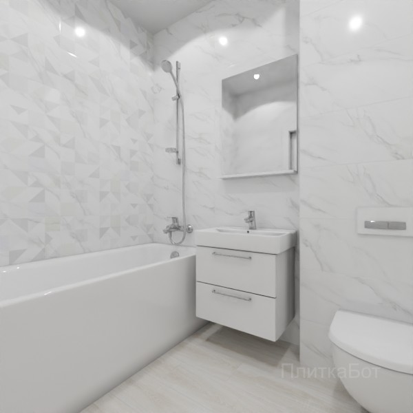 ALMA ceramica 2026, Айсберг, Контрастные стены, палубная №1