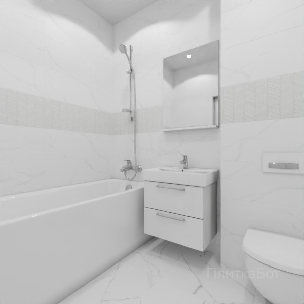 ALMA ceramica 2026, Амарант, Декор по центру №1