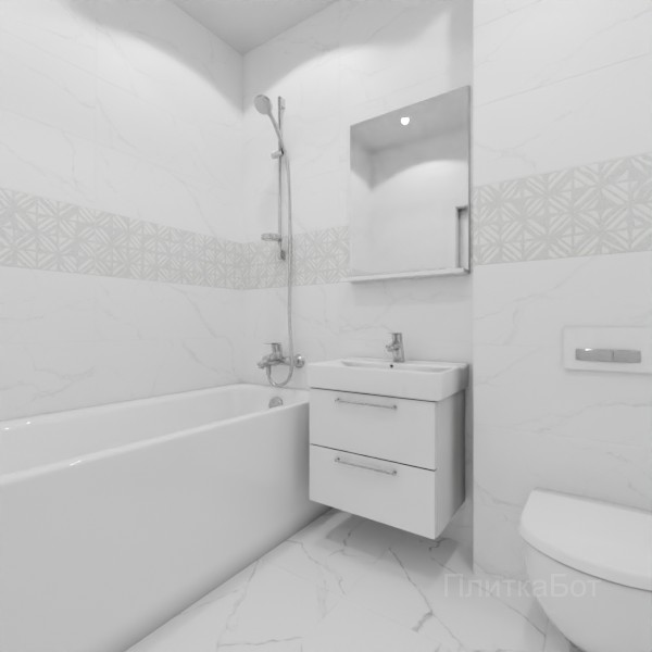 ALMA ceramica 2026, Амарант, Декор по центру №3