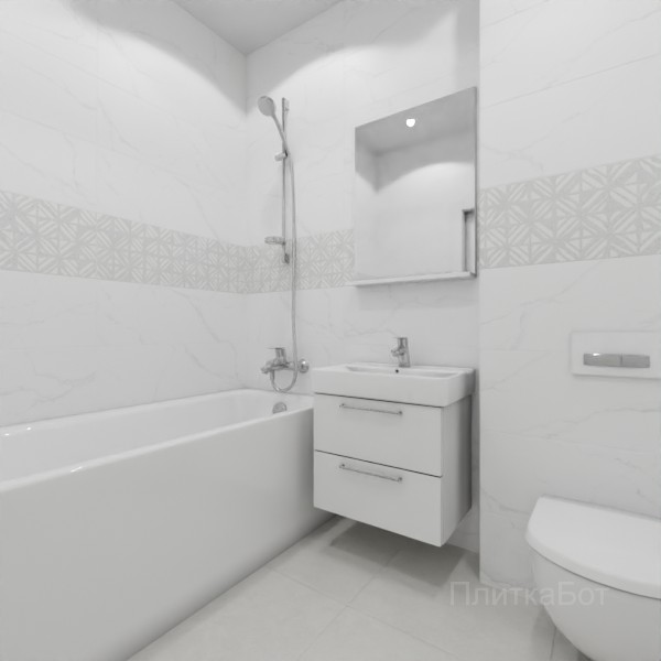 ALMA ceramica 2026, Амарант, Декор по центру №4