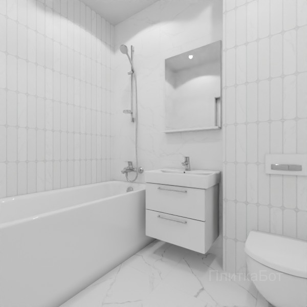 ALMA ceramica 2026, Амарант, Контрастные стены, контраст у инсталляции №7