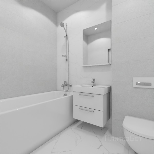 ALMA ceramica 2026, Амарант, Контрастные стены, контраст у инсталляции №9