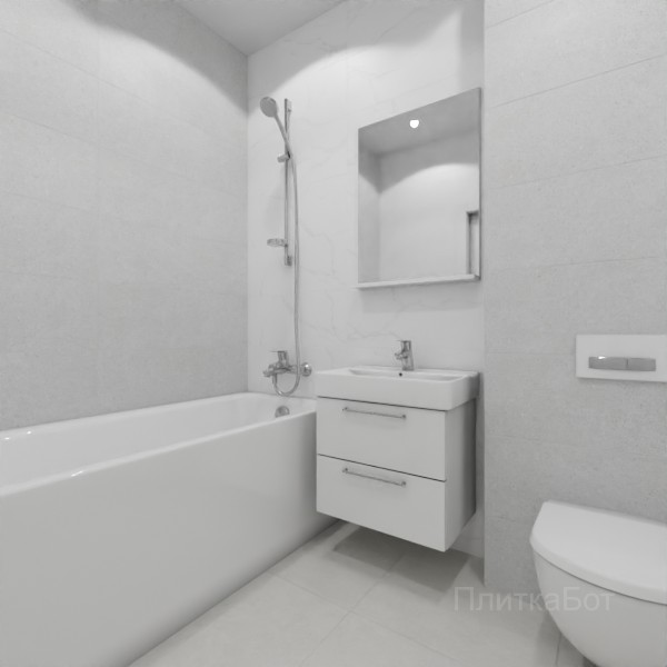 ALMA ceramica 2026, Амарант, Контрастные стены, контраст у инсталляции №10