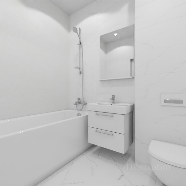 ALMA ceramica 2026, Амарант, Контрастные стены №1