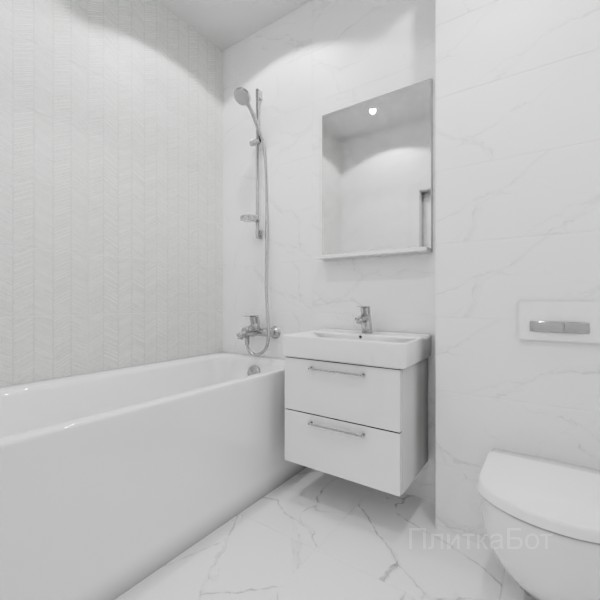 ALMA ceramica 2026, Амарант, Контрастные стены №3