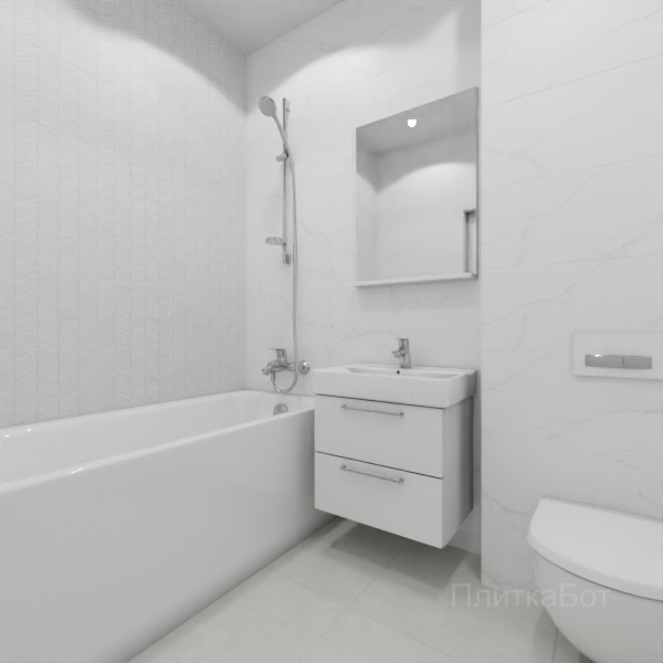 ALMA ceramica 2026, Амарант, Контрастные стены №4