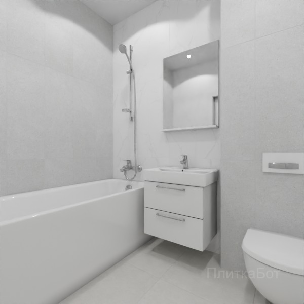 ALMA ceramica 2026, Амарант, Контрастные стены вертикально, контраст у инсталляции №10