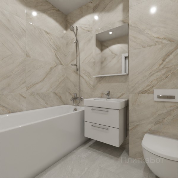 ALMA ceramica 2026, Ангара, Без декора №1