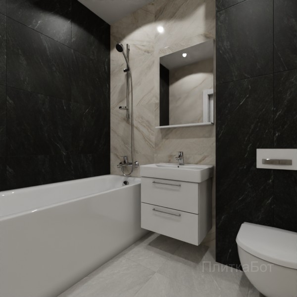ALMA ceramica 2026, Ангара, Контрастные стены, контраст у инсталляции №4