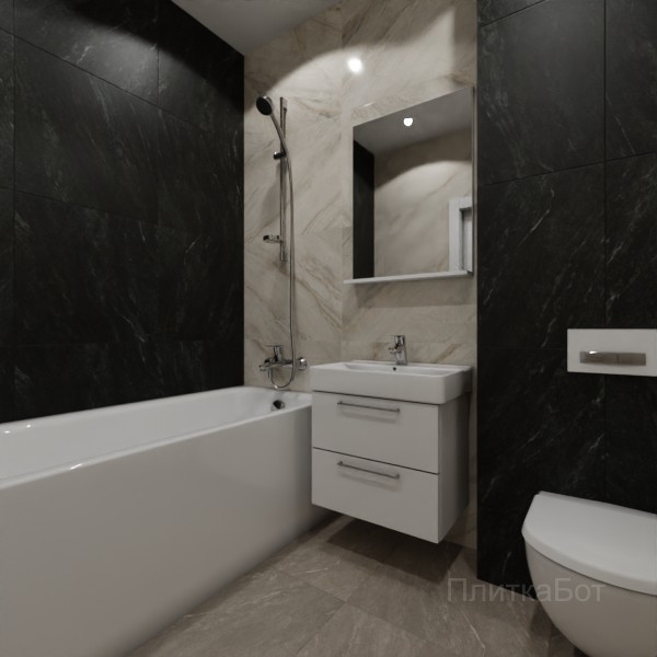 ALMA ceramica 2026, Ангара, Контрастные стены, контраст у инсталляции №6