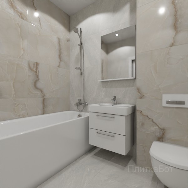 ALMA ceramica 2026, Ангара, Контрастные стены, контраст у инсталляции №7