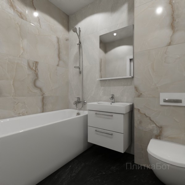 ALMA ceramica 2026, Ангара, Контрастные стены, контраст у инсталляции №8