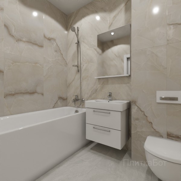 ALMA ceramica 2026, Ангара, Контрастные стены вертикально, контраст у инсталляции №1