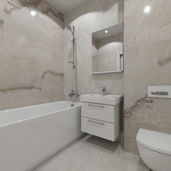 ALMA ceramica 2026, Ангара, Контрастные стены вертикально, контраст у инсталляции №7