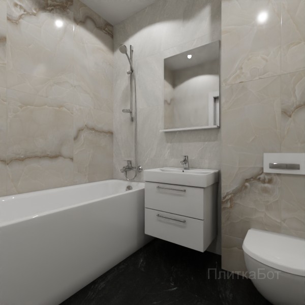 ALMA ceramica 2026, Ангара, Контрастные стены вертикально, контраст у инсталляции №8