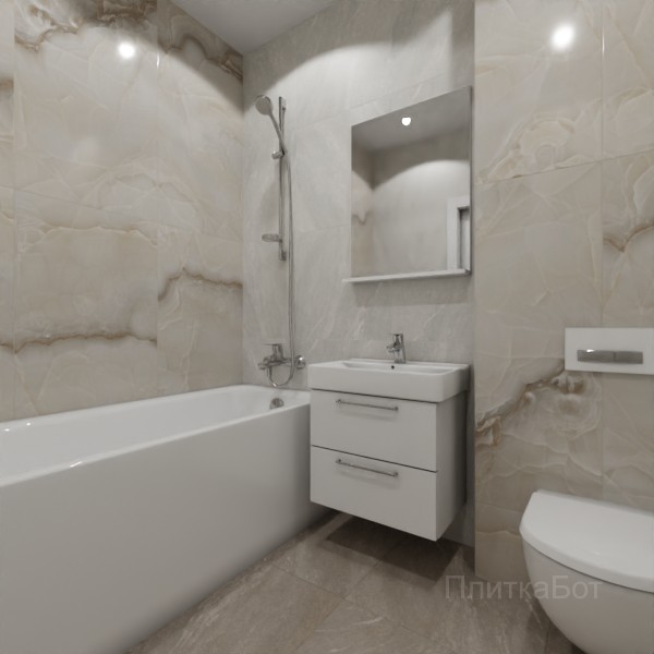 ALMA ceramica 2026, Ангара, Контрастные стены вертикально, контраст у инсталляции №9