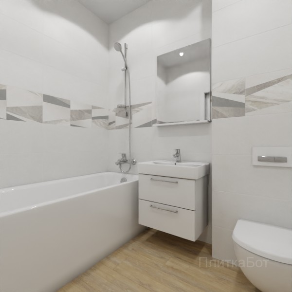ALMA ceramica 2026, Антурин, Декор по центру, палубная №4