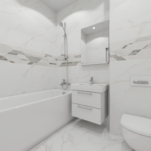 ALMA ceramica 2026, Антурин, Декор по центру №1