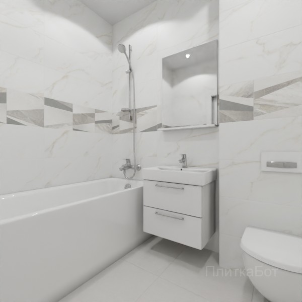 ALMA ceramica 2026, Антурин, Декор по центру №5
