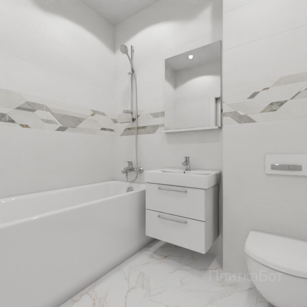 ALMA ceramica 2026, Антурин, Декор по центру №7