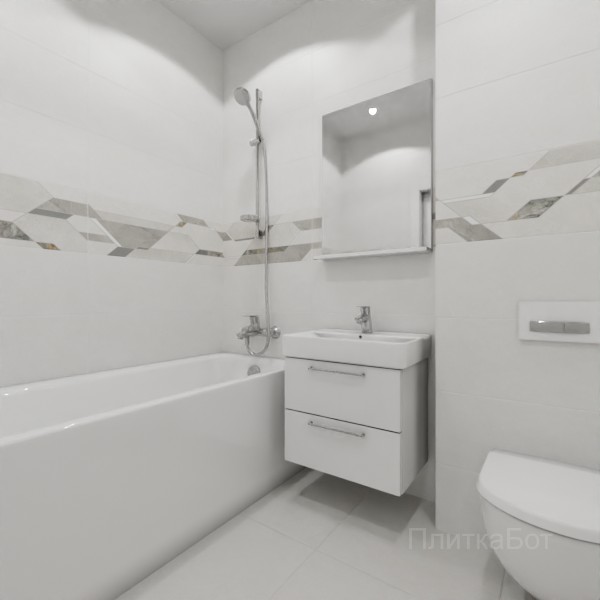 ALMA ceramica 2026, Антурин, Декор по центру №8