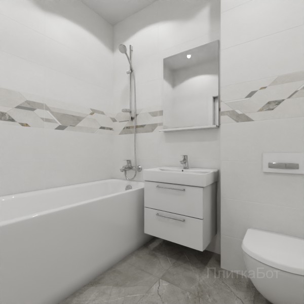 ALMA ceramica 2026, Антурин, Декор по центру №9