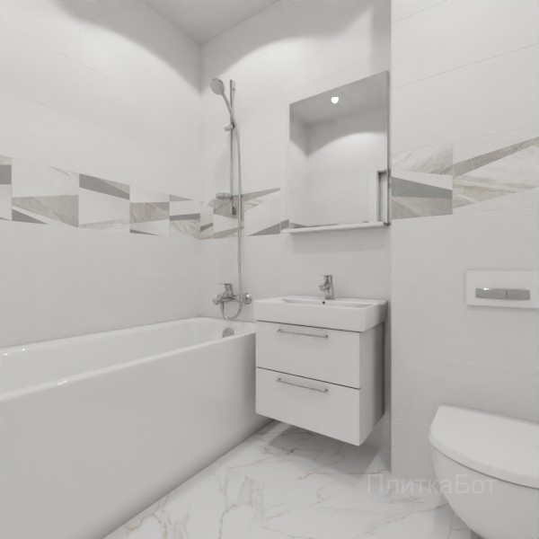 ALMA ceramica 2026, Антурин, Декор по центру №10