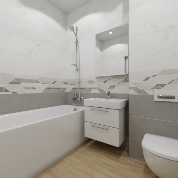 ALMA ceramica 2026, Антурин, Низ-верх и декор, палубная №1