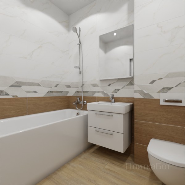 ALMA ceramica 2026, Антурин, Низ-верх и декор, палубная №3