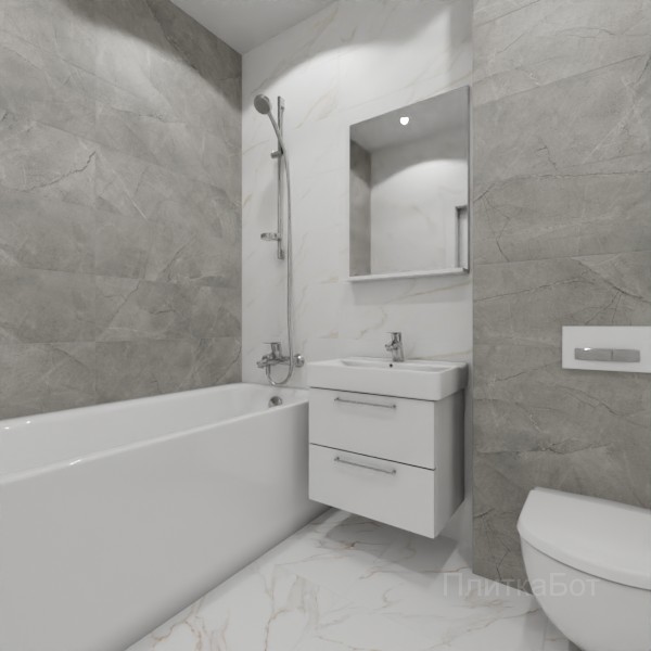 ALMA ceramica 2026, Антурин, Контрастные стены, контраст у инсталляции №4