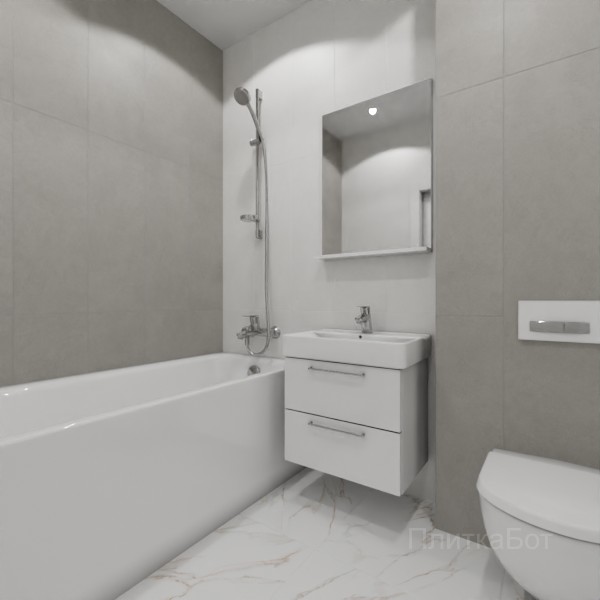 ALMA ceramica 2026, Антурин, Контрастные стены вертикально, контраст у инсталляции №10