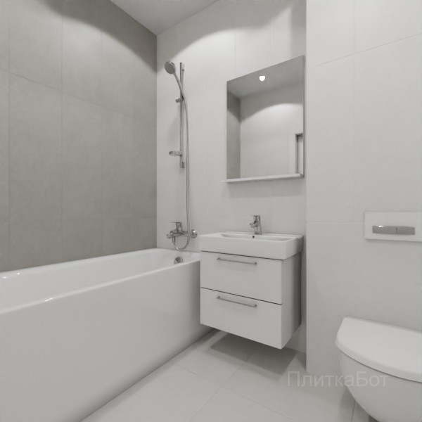 ALMA ceramica 2026, Куб, Контрастные стены вертикально №1