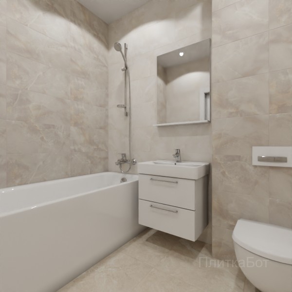 ALMA ceramica 2026, Азимут, Контрастные стены, контраст у инсталляции №3