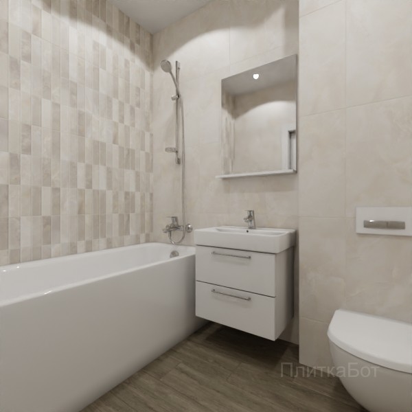 ALMA ceramica 2026, Азимут, Контрастные стены вертикально, палубная №1