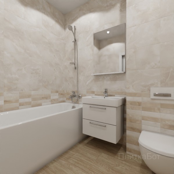 ALMA ceramica 2026, Азимут (беж), Низ-верх, палубная №1