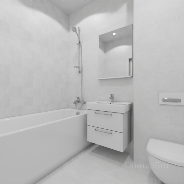 ALMA ceramica 2026, Бетон Про, Контрастные стены №1