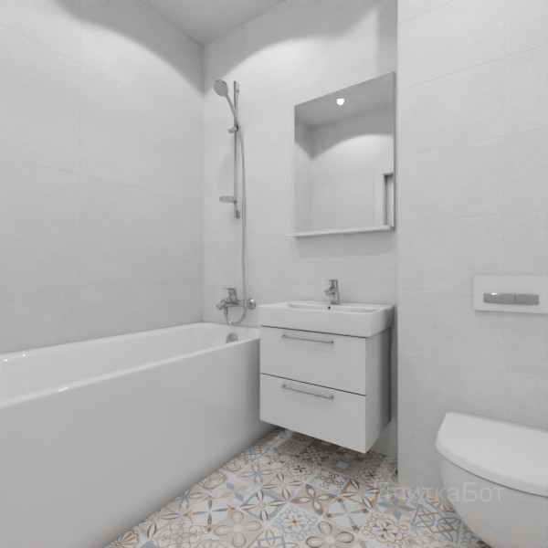 ALMA ceramica 2026, Бетон Про, Контрастные стены №8