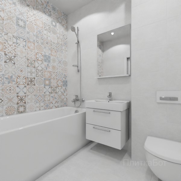 ALMA ceramica 2026, Бетон Про, Контрастные стены №11