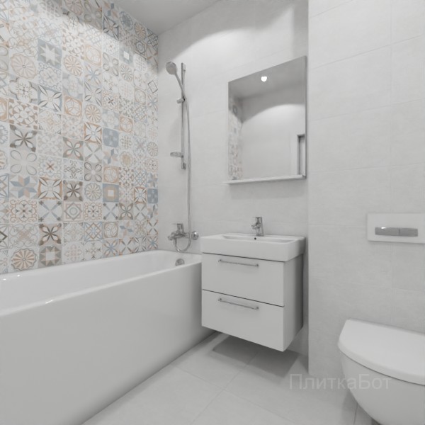 ALMA ceramica 2026, Бетон Про, Контрастные стены №12