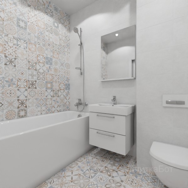 ALMA ceramica 2026, Бетон Про, Контрастные стены №13