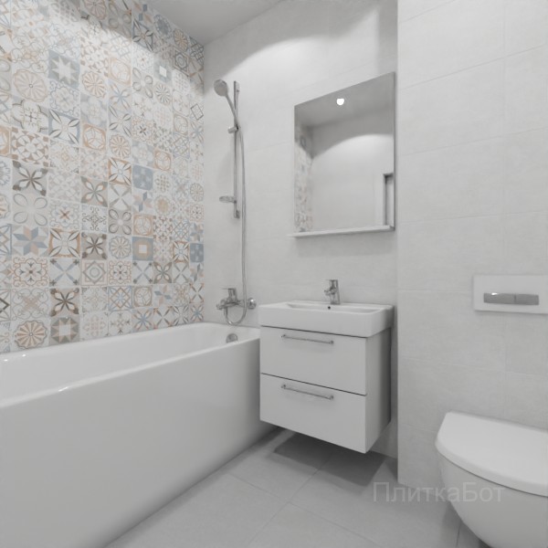 ALMA ceramica 2026, Бетон Про, Контрастные стены №15