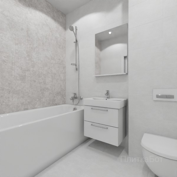 ALMA ceramica 2026, Бетон Про, Контрастные стены №16