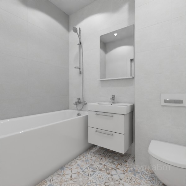 ALMA ceramica 2026, Бетон Про, Контрастные стены №23