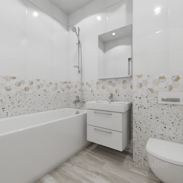 ALMA ceramica 2026, Бильбао, Низ-верх, декор и полоса, палубная №1