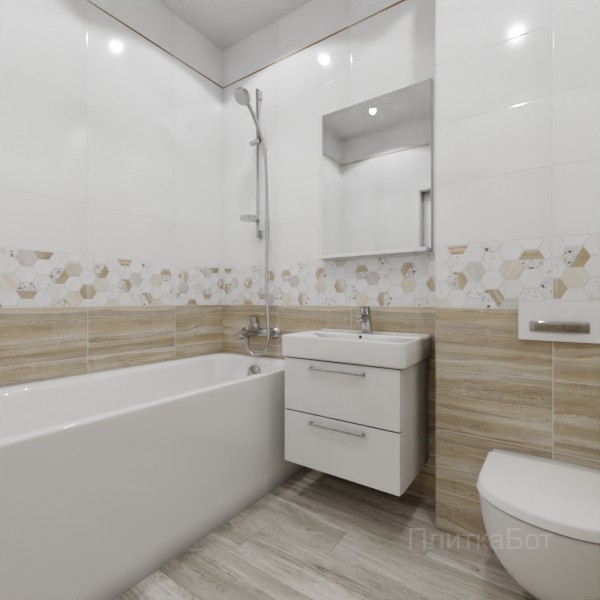 ALMA ceramica 2026, Бильбао, Низ-верх, декор и полоса, палубная №9